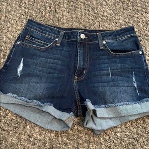 Never Worn Just black Jean Shorts